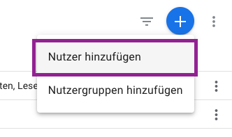 Google Analytics Nutzer hinzufügen Google Analytics Nutzer hinzufügen
