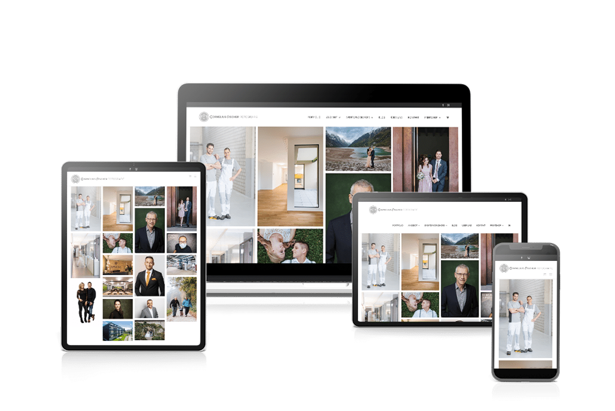 Cornelius Fischer Fotografie Mockup Cornelius Fischer Fotografie