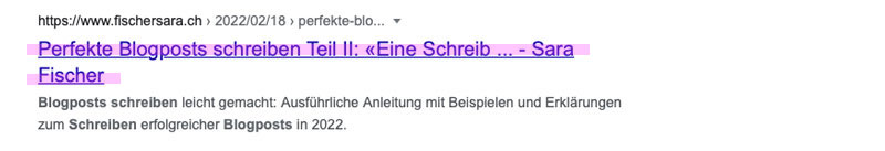 Title Tag anpassen Title Tag